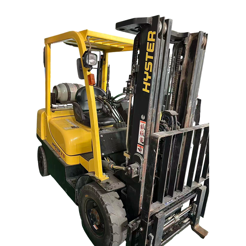 Carrello elevatore Hyster GPL usato da 2,5 tonnellate con posizionatore forche